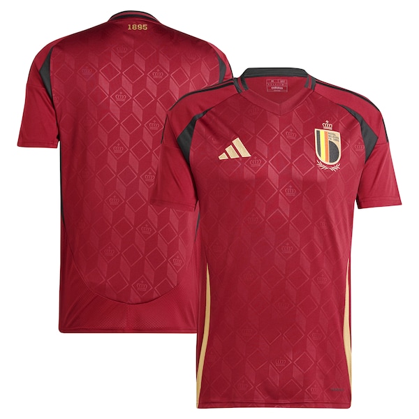 Belgium National Team adidas 2024 Home Replica Jersey - Burgundy