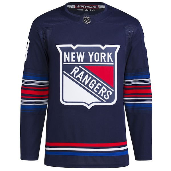 Mika Zibanejad New York Rangers adidas Alternate Authentic Primegreen Player Jersey - Navy