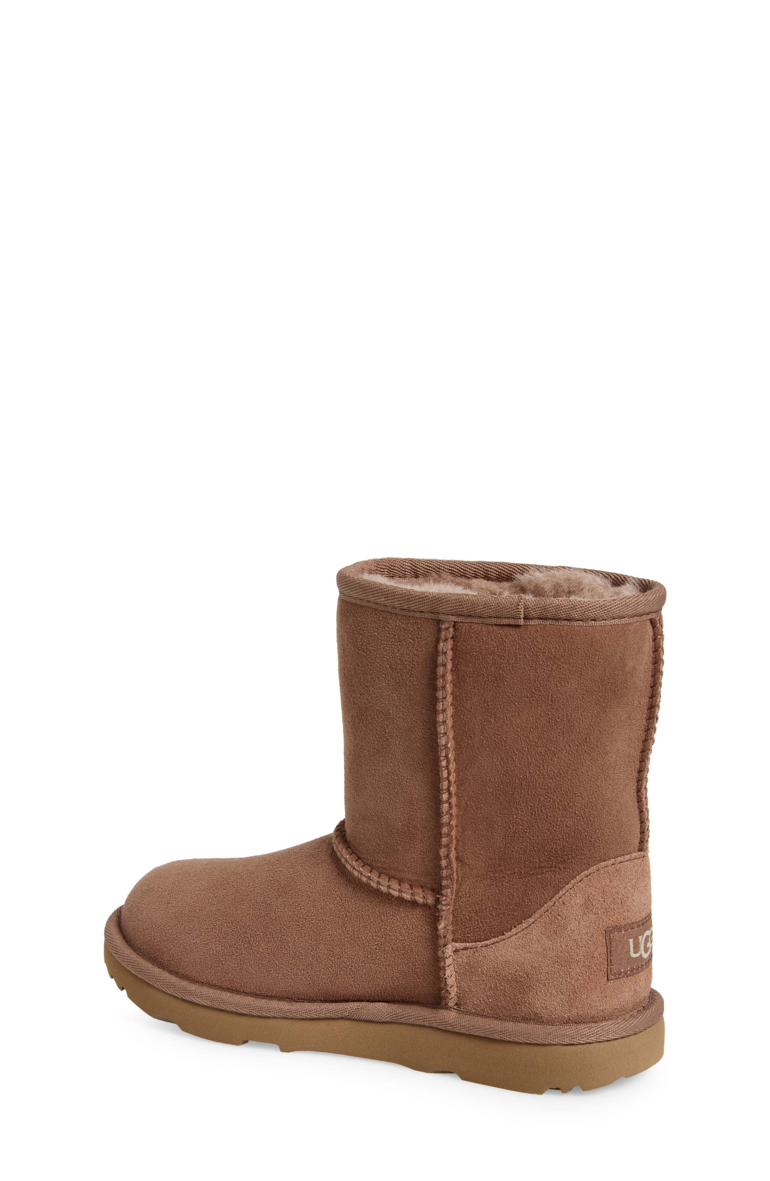 UGG® Kids' Classic Short II Water Resistant Genuine Shearling Boot
