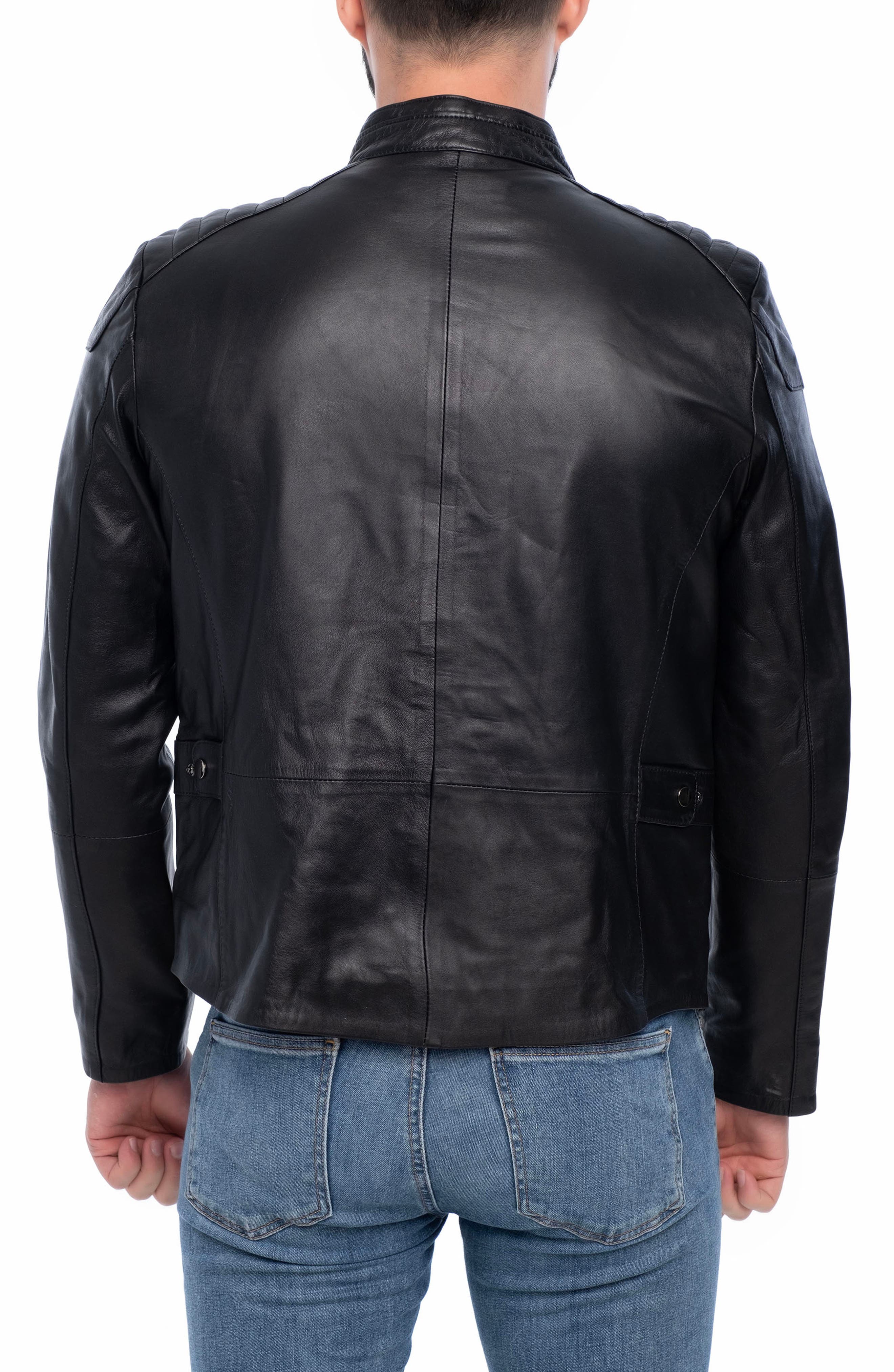 VELLAPAIS Lanier Leather Jacket