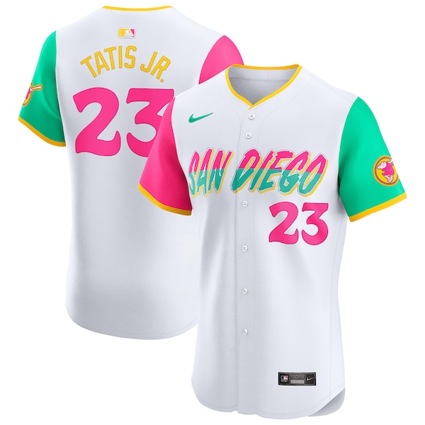 Fernando Tatis Jr. San Diego Padres Nike City Connect Elite Player Jersey - White