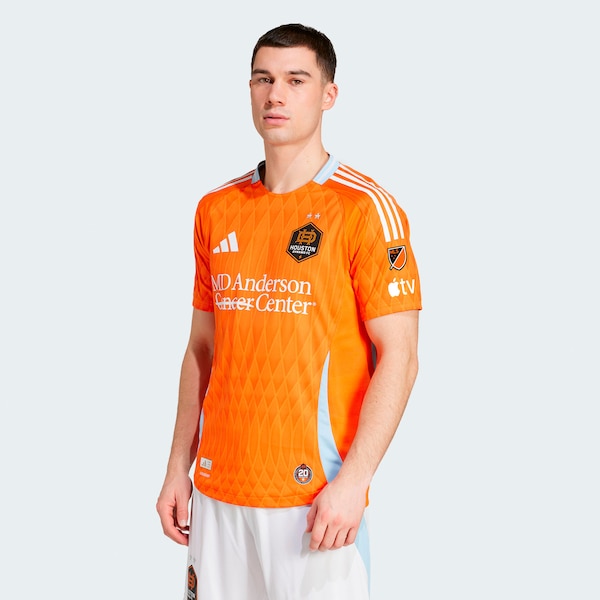 Houston Dynamo FC adidas 2025 Season 20 Authentic Jersey - Orange