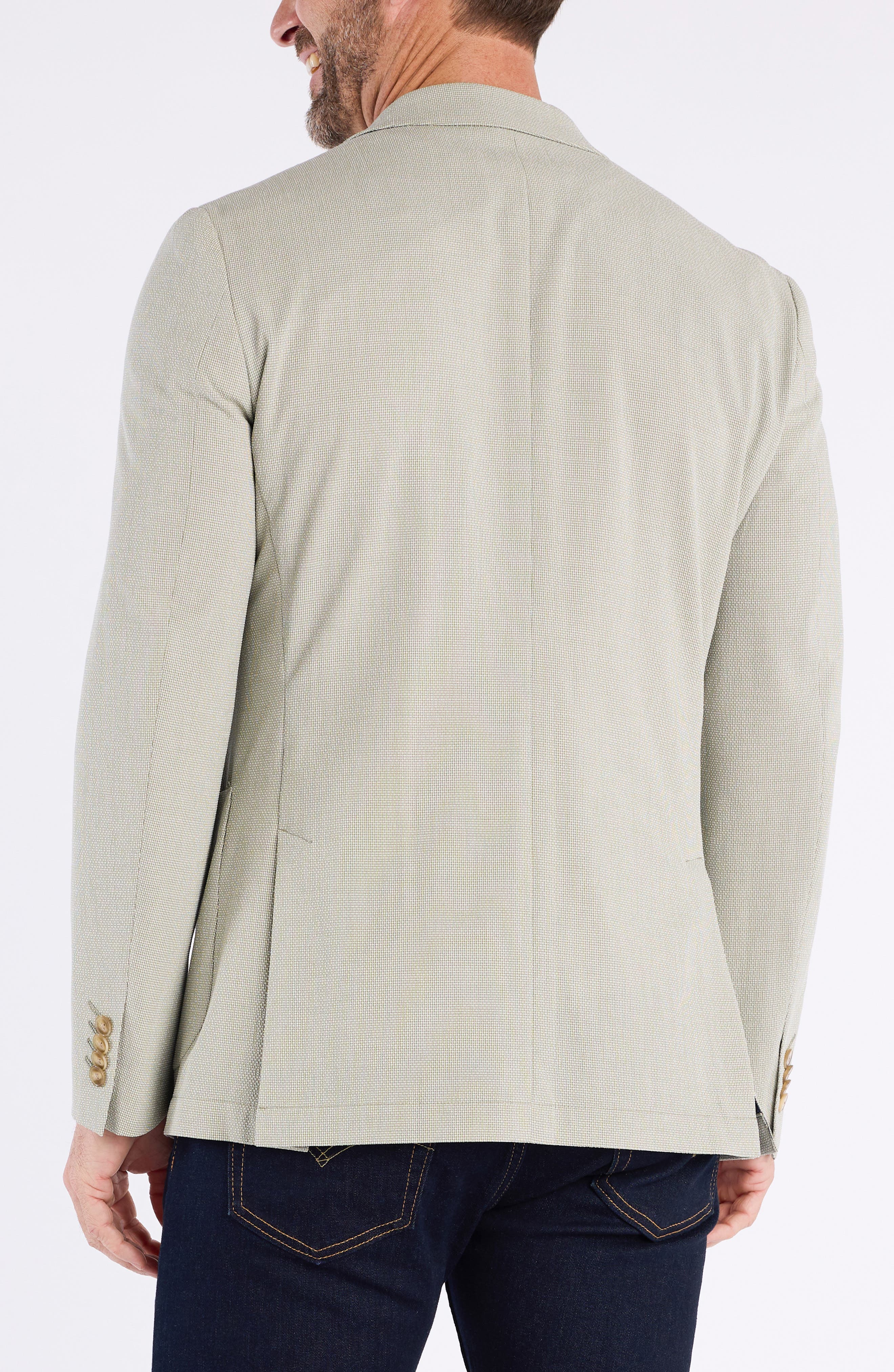 SAVILE ROW CO Seersucker Micro Check Sport Coat