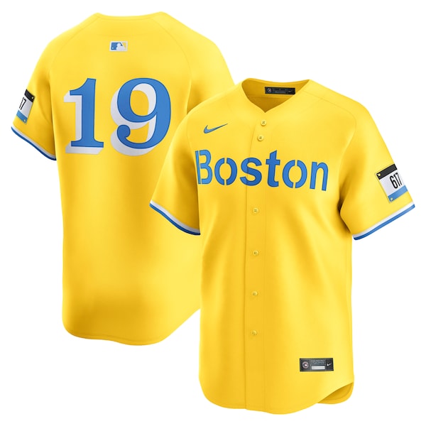 Roman Anthony Boston Red Sox Nike City Connect Limited Jersey – Gold