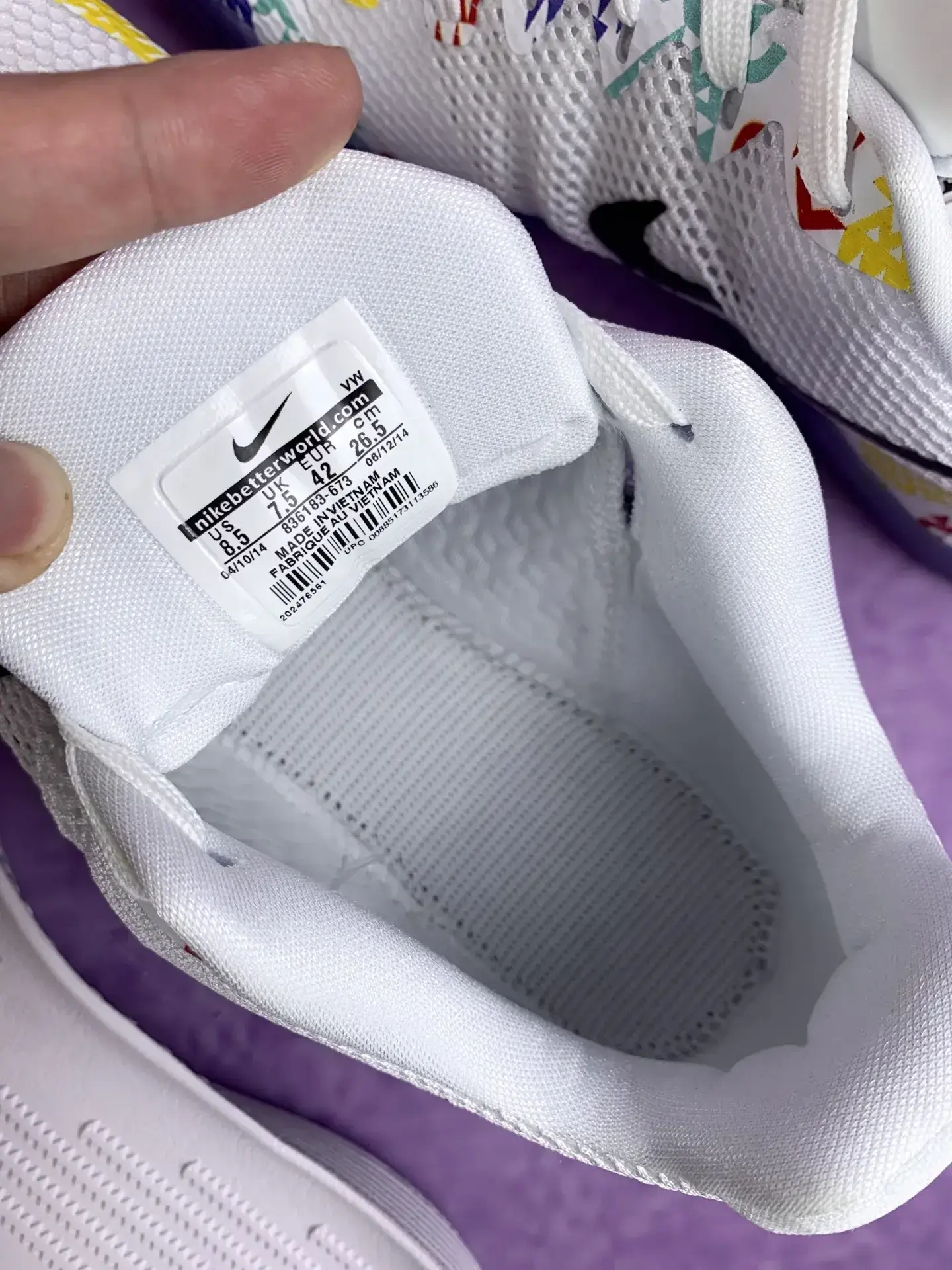 Kobe 11 EM Low 'Fundamental White Ice' Custom Basketball Shoes product photo from LabelPicks