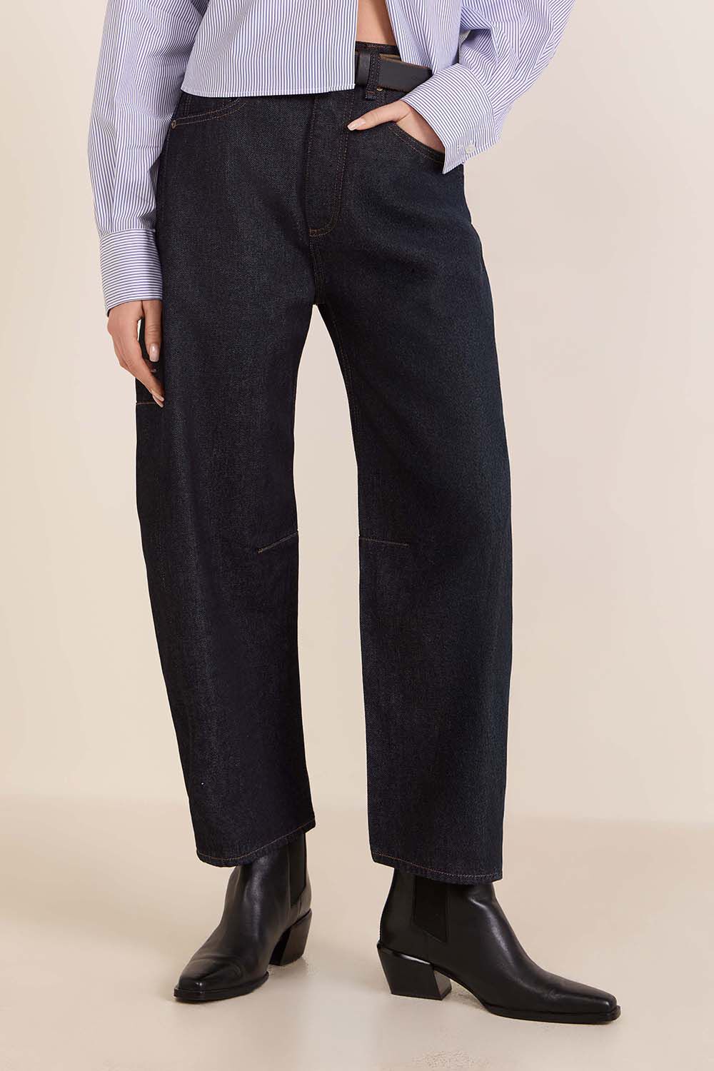 RAG & BONE מכנסי ג'ינס בגזרת בלון