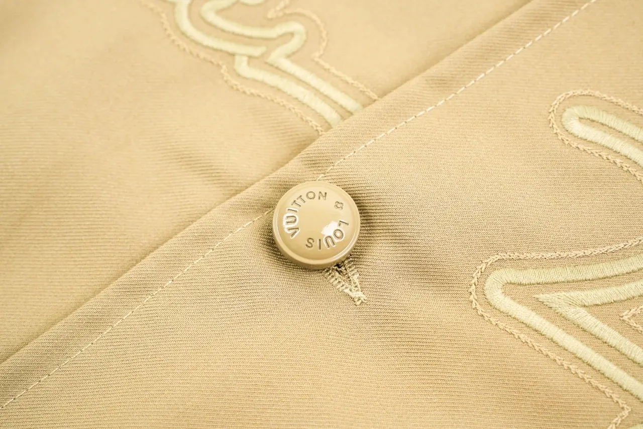Louis Vuitton Khaki Applique Embroidered Bomber Jacket product photo from LabelPicks