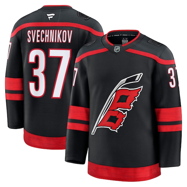 Andrei Svechnikov Carolina Hurricanes  Home Premium Jersey - Black/White