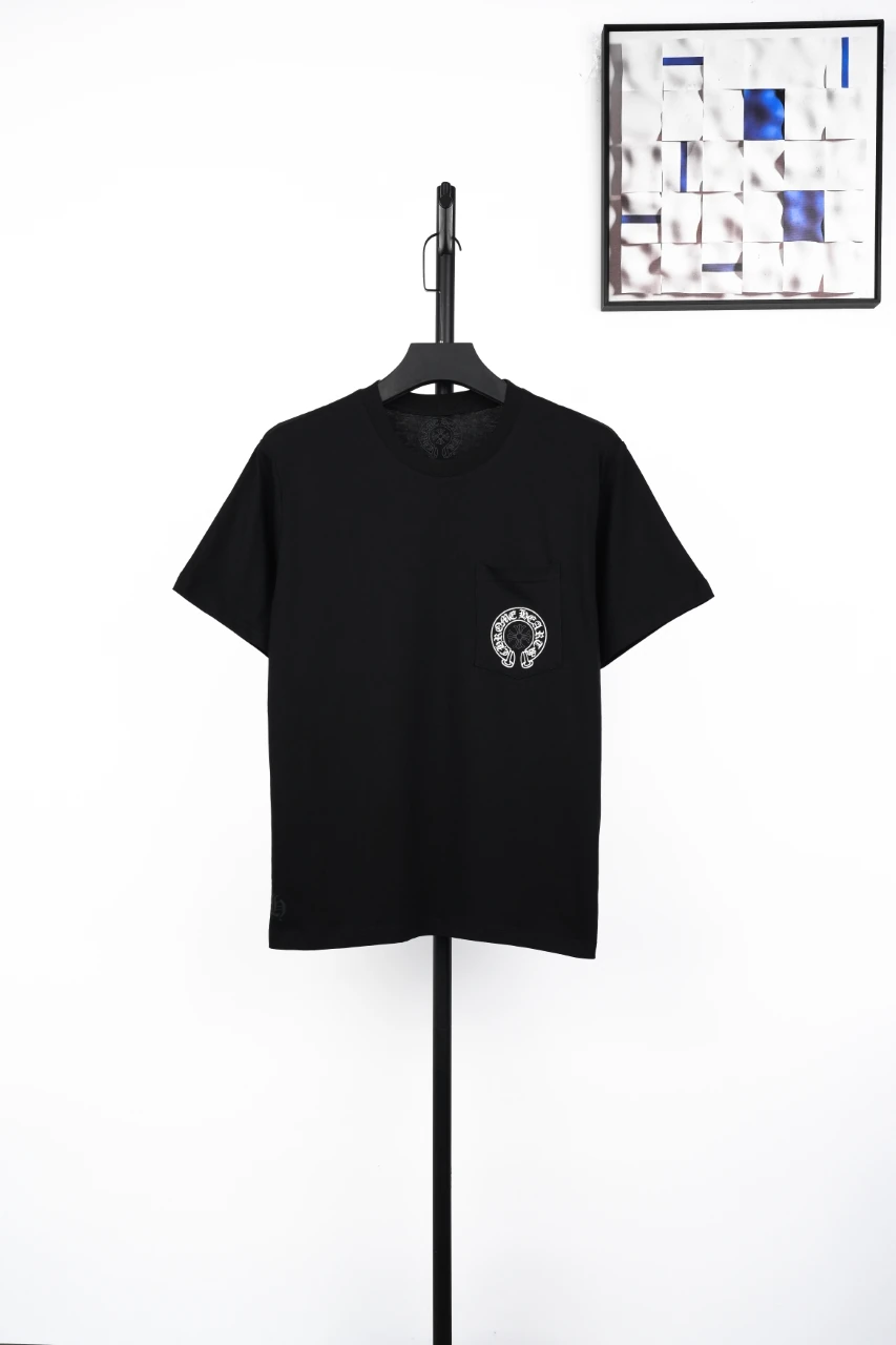 Chrome Hearts Black Multicolor Horseshoe Logo T-Shirt product photo from LabelPicks