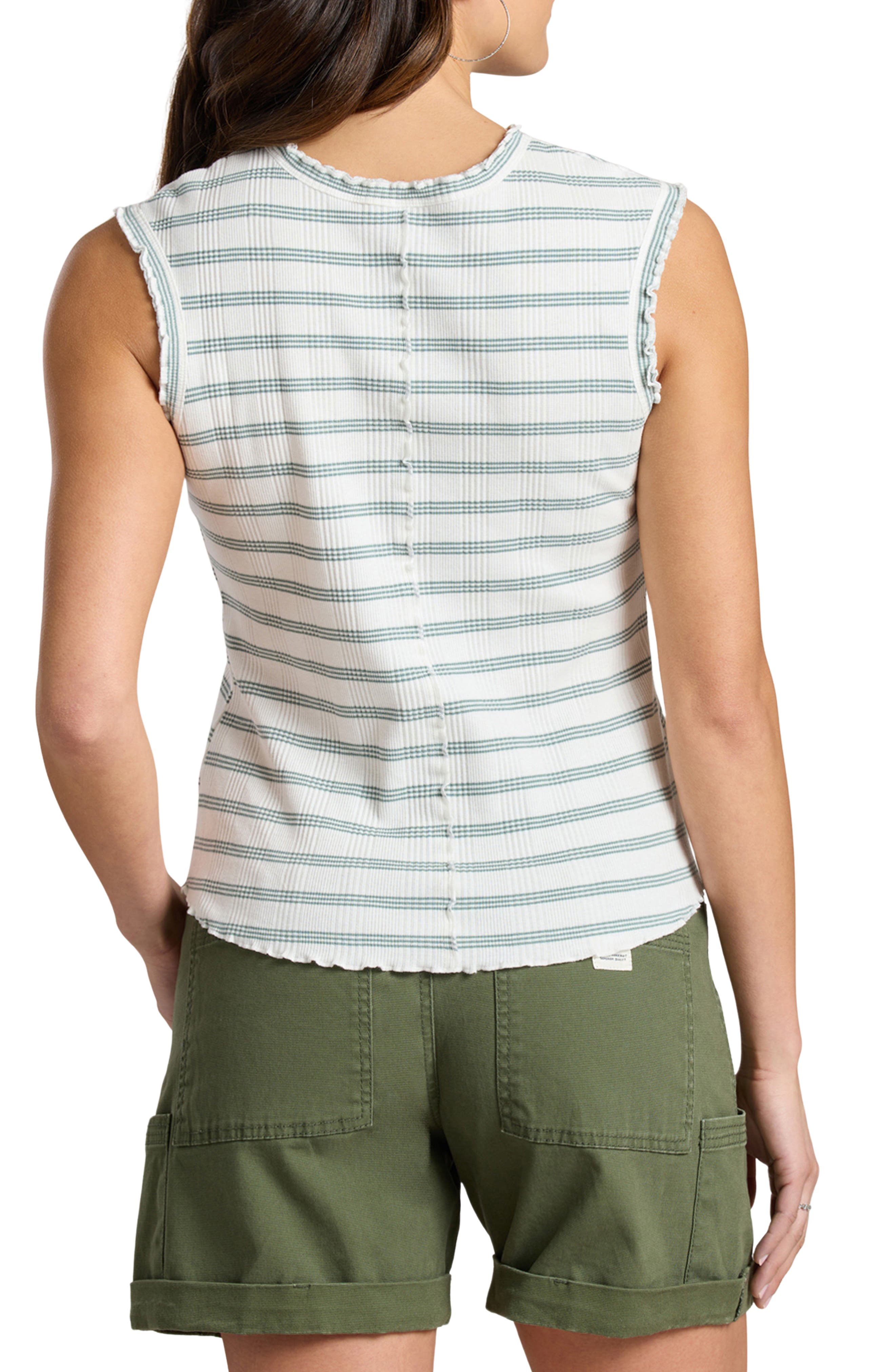 SUPPLIES BY UNIONBAY Lilia Sleeveless Knit Stripe Tank
