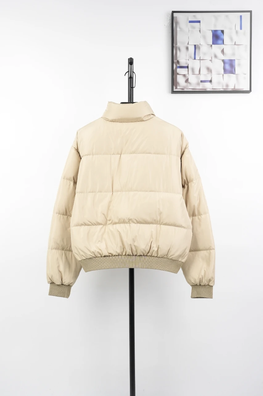 Ralph Lauren Beige Pony Embroidered Quilted Down Jacket product photo from LabelPicks