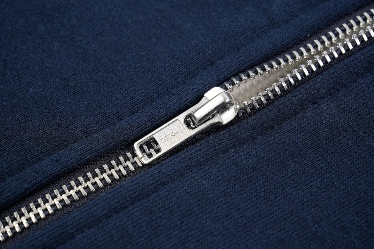 Supreme Navy Applique Letter Zip Hoodie Jacket product photo from LabelPicks