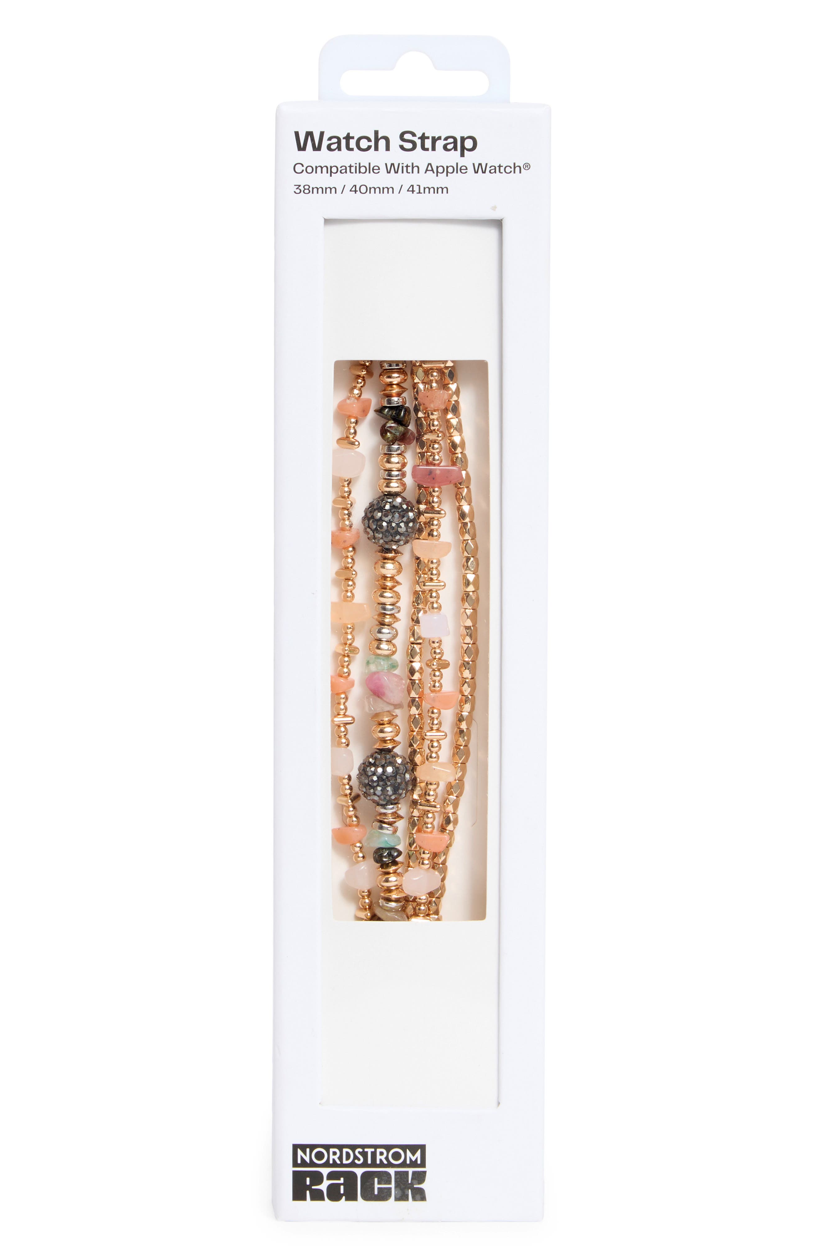NORDSTROM RACK Beaded Smart Watch Strap