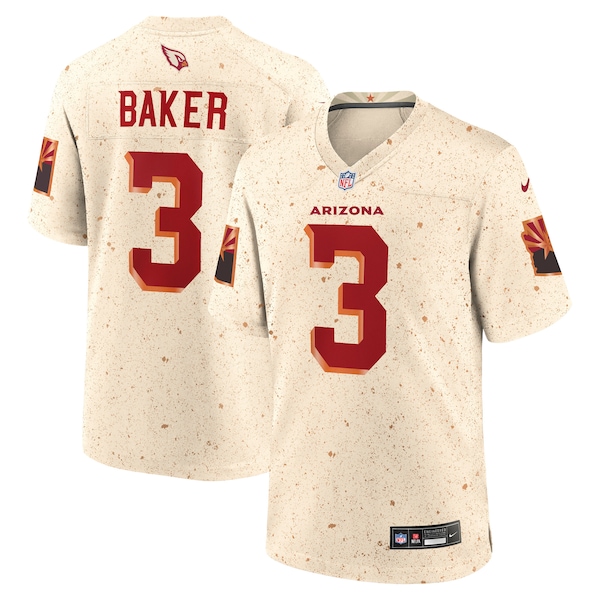 Budda Baker Arizona Cardinals Nike 2025 Rivalries Collection Game Jersey - Natural