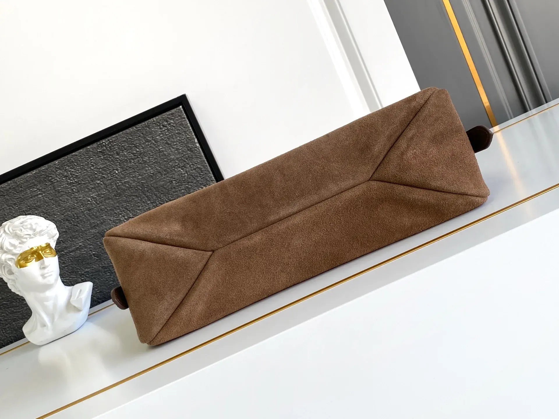 Prada Suede Leather Hobo Bag product photo from LabelPicks