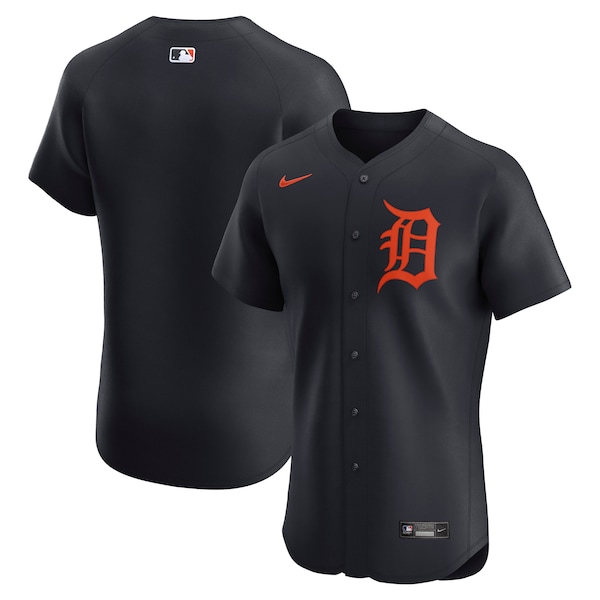 Detroit Tigers Nike Alternate Elite Jersey - Navy
