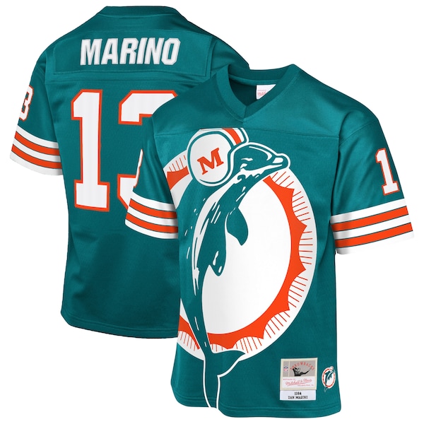 Dan Marino Miami Dolphins  Youth 1984 Throwback Fashion Jersey - Aqua
