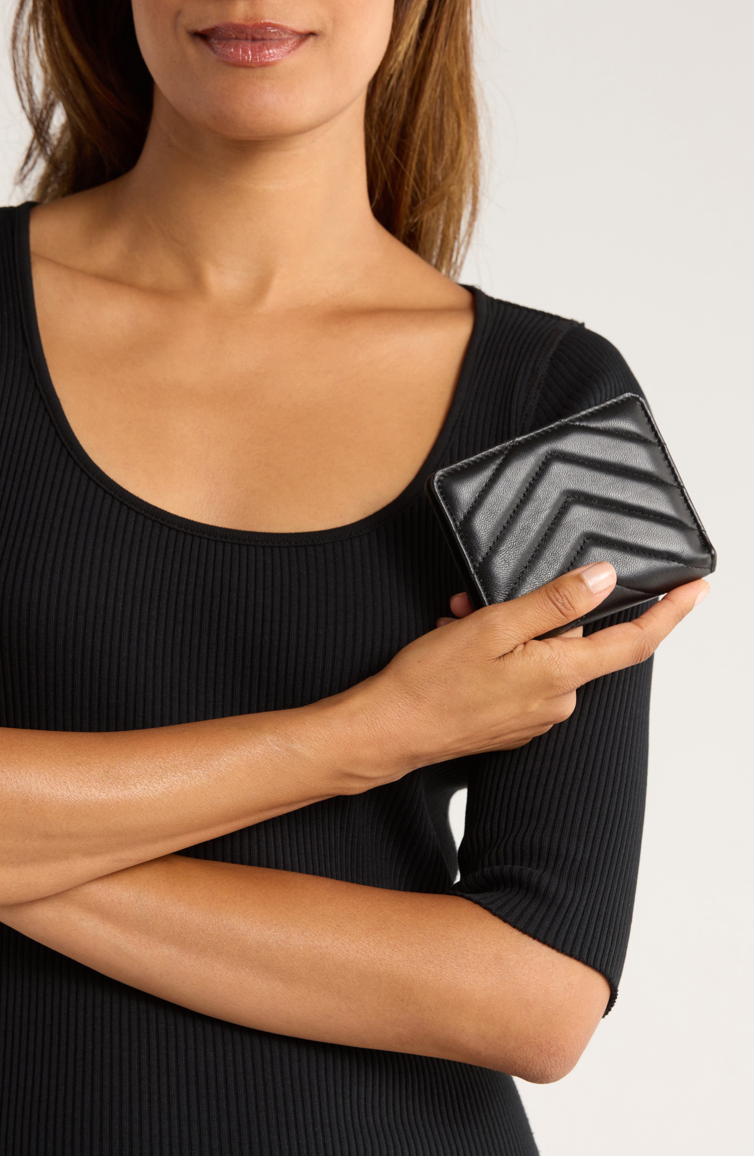 MUNDI SMALL LEATHER GOODS Quilted Bifold Wallet