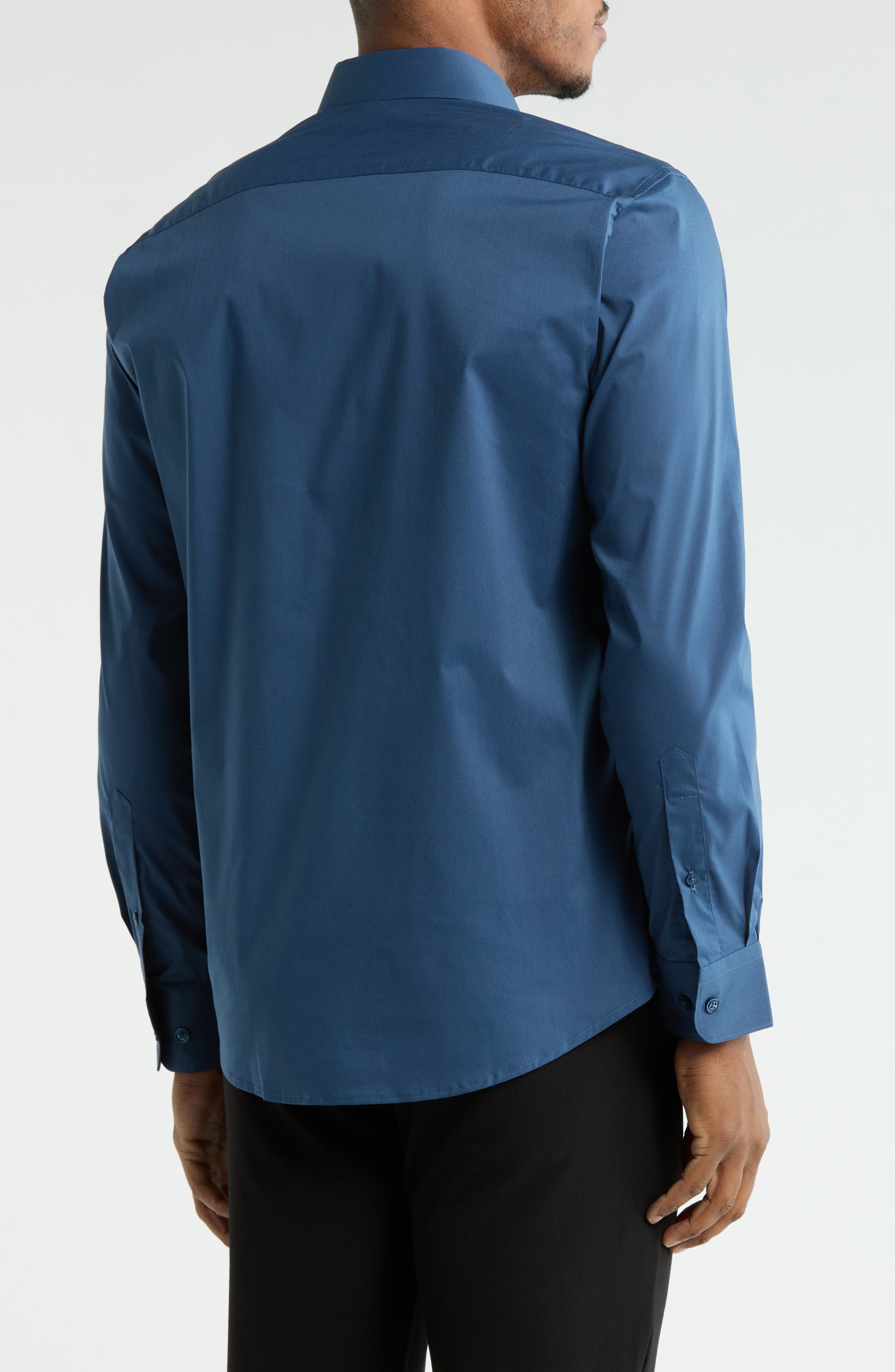 DKNY Diana Solid Stretch Dress Shirt