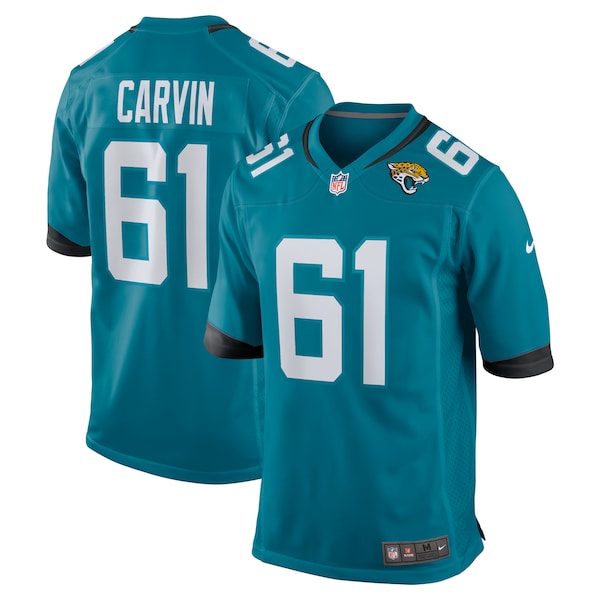 Jerome Carvin Jacksonville Jaguars Nike Team Game Jersey -  Teal