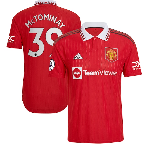 Scott McTominay Manchester United adidas 2022/23 Home Authentic Player Jersey - Red