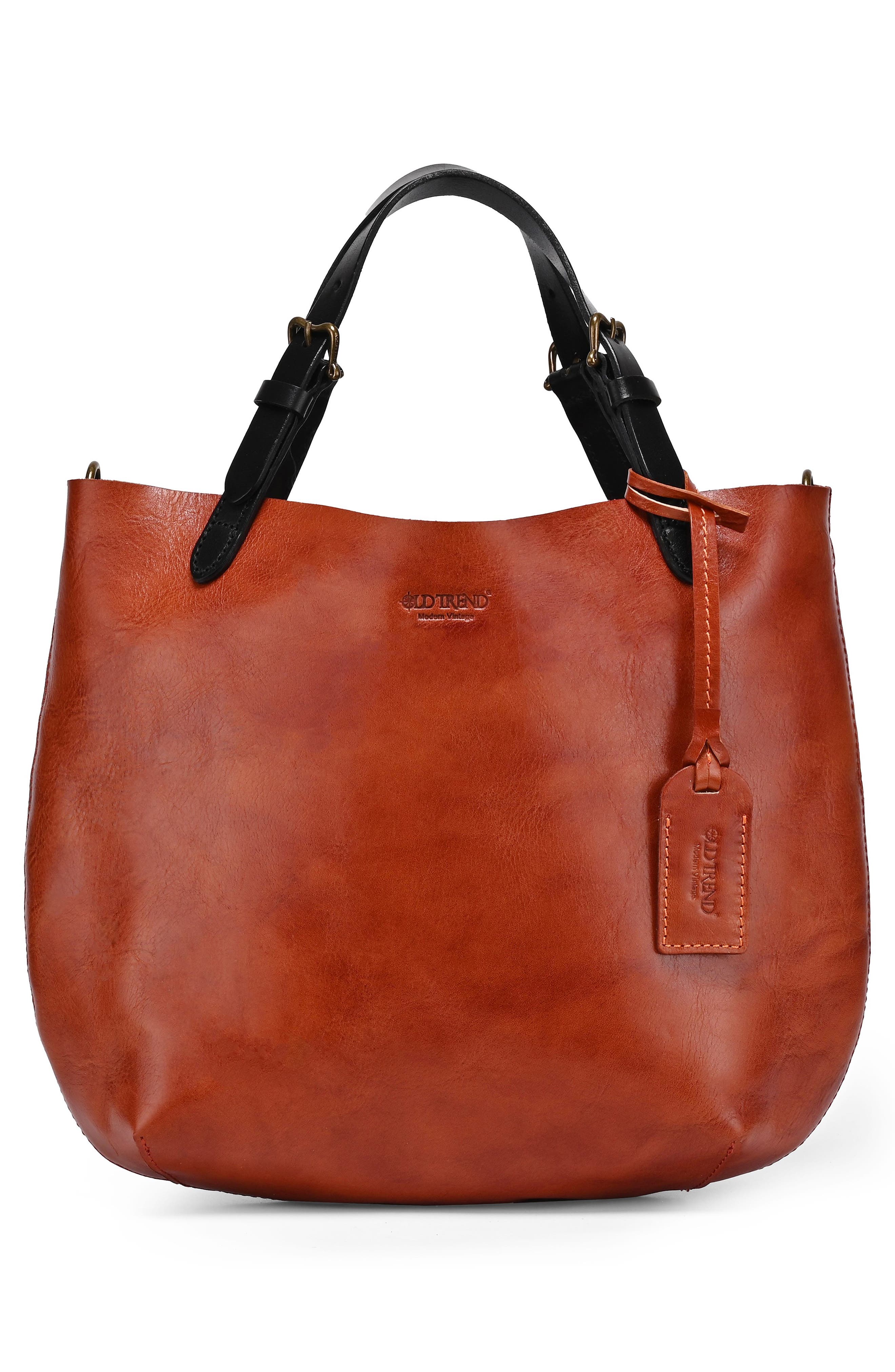 OLD TREND Dip Dye Leather Mini Tote