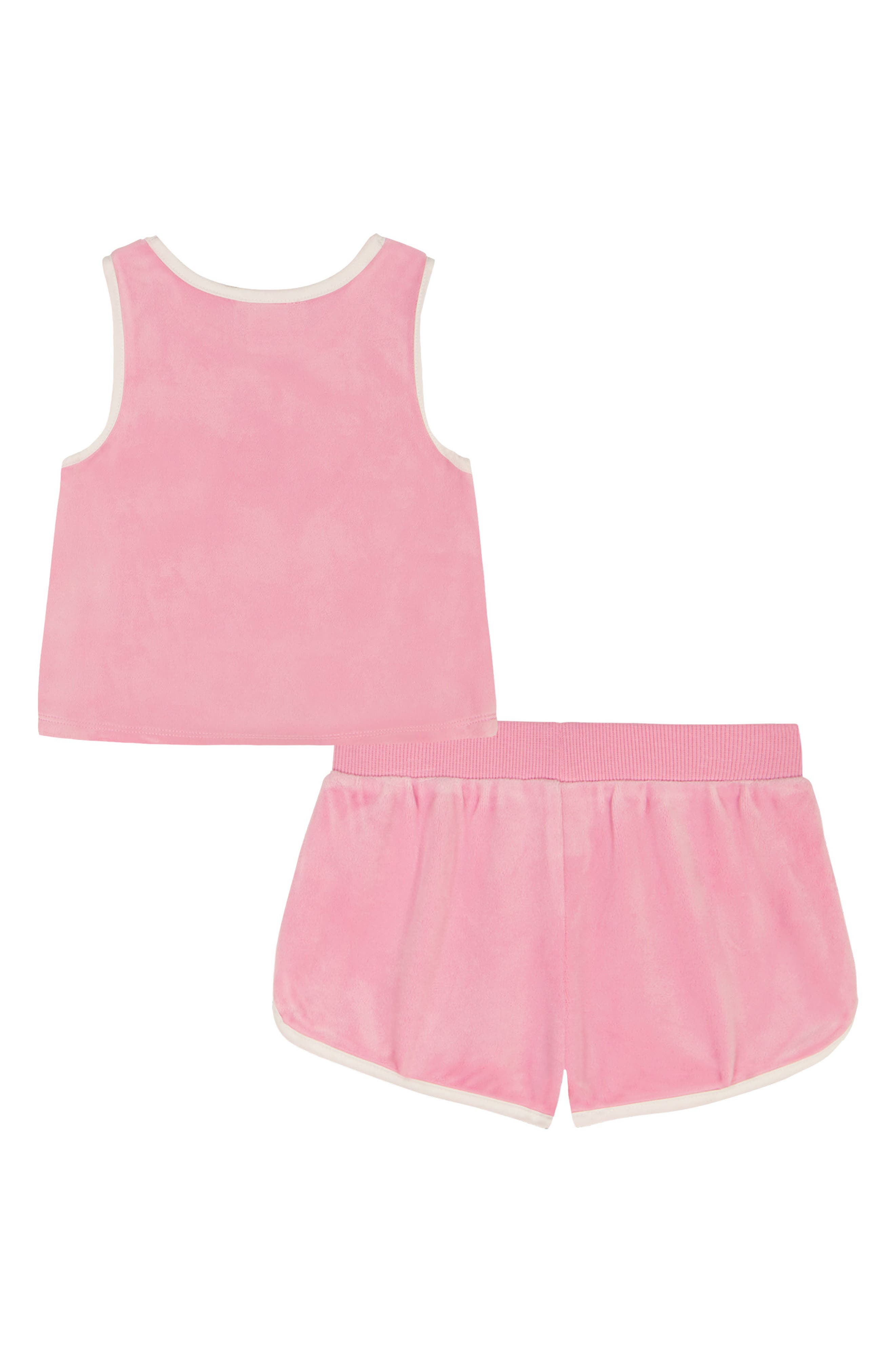 Juicy Couture Kids' Embellished Velour Tank & Shorts Set