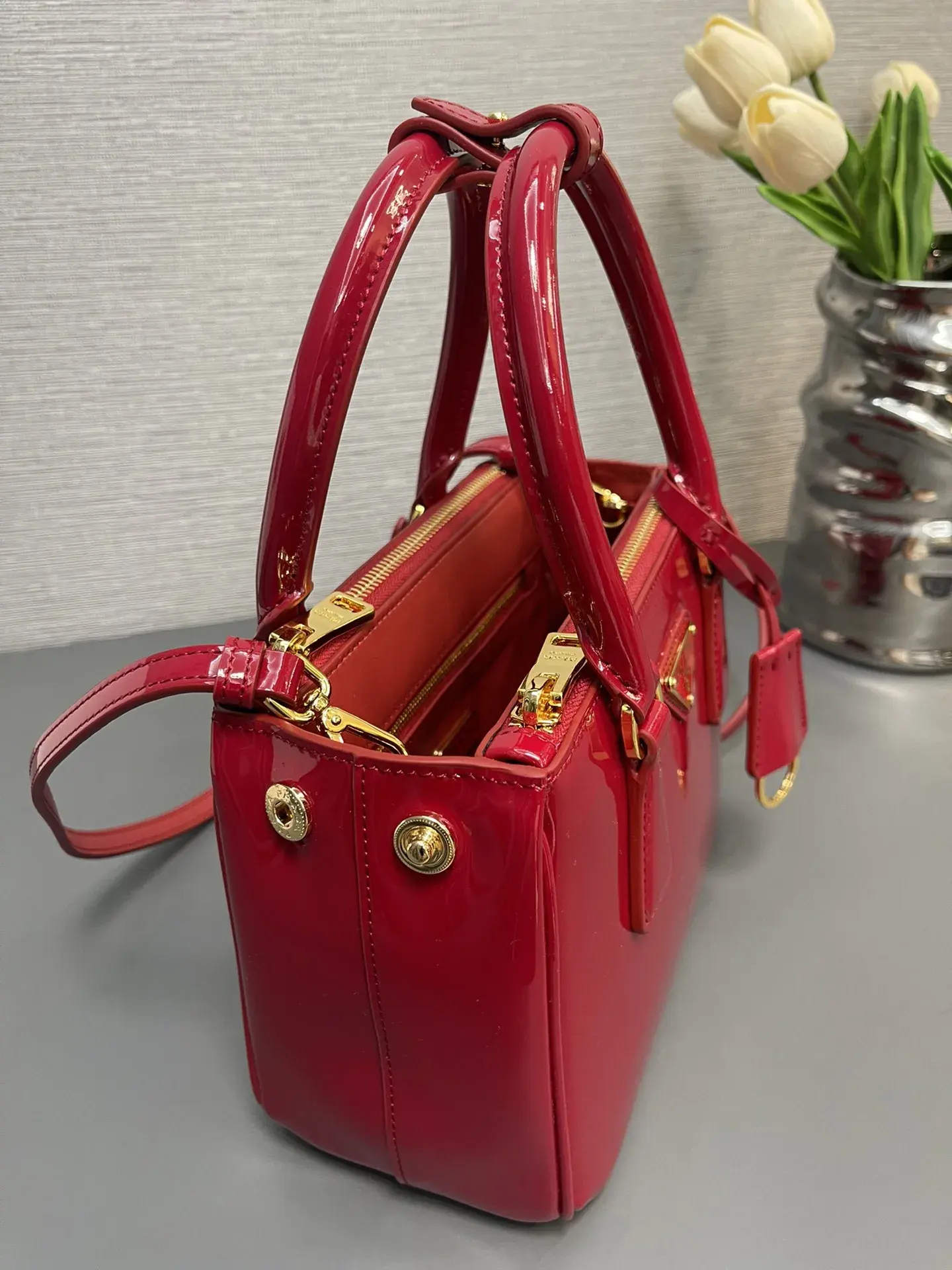 Prada Galleria Grained Leather Top Handle Bag product photo from LabelPicks