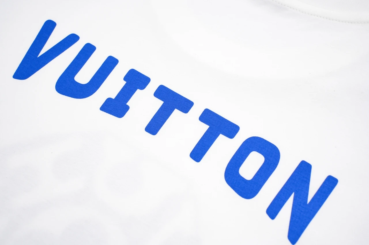 Louis Vuitton White Clover Print T-Shirt product photo from LabelPicks