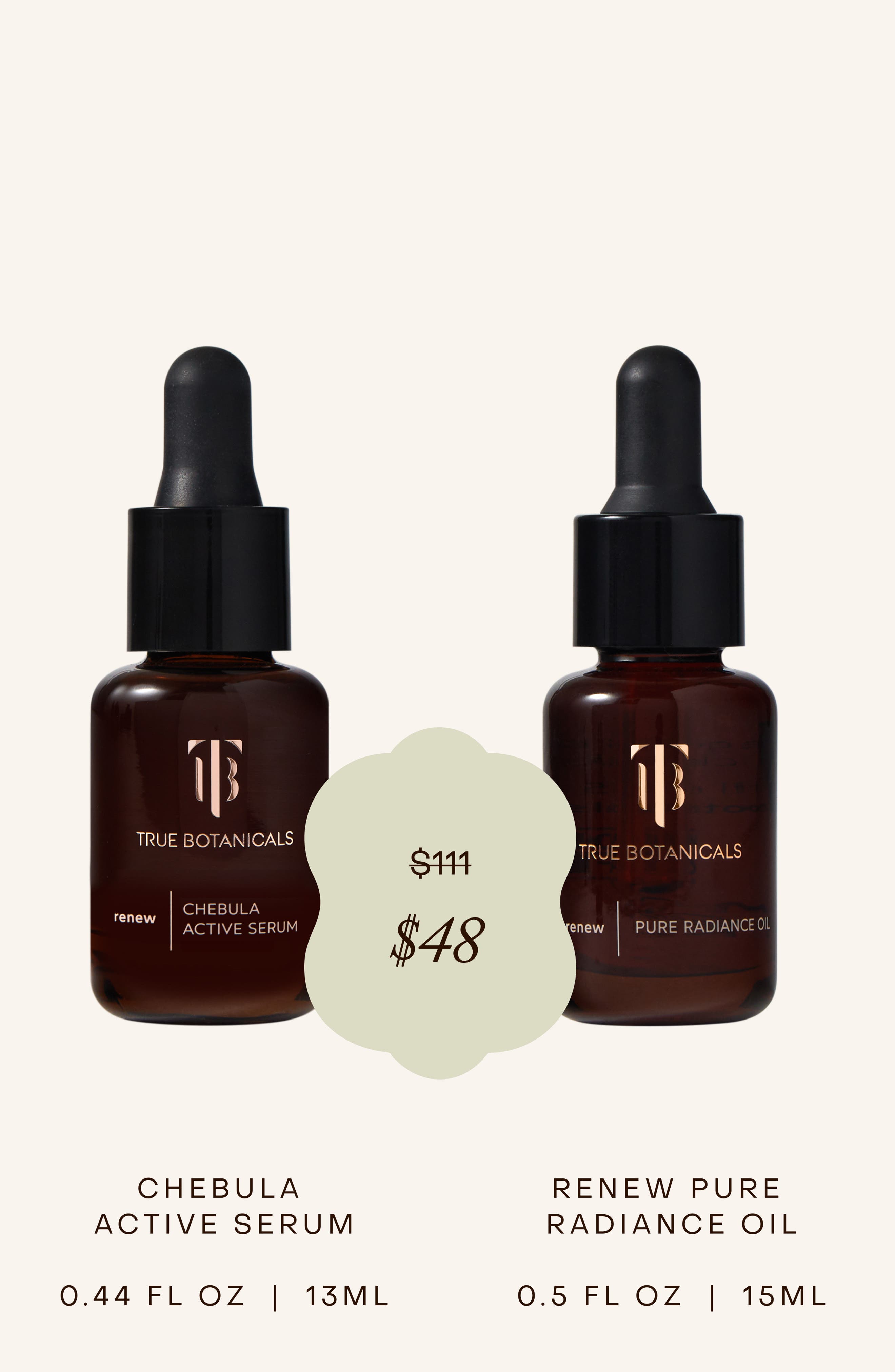 True Botanicals Skin Longevity Bestsellers Treatment Duo (Nordstrom Exclusive)