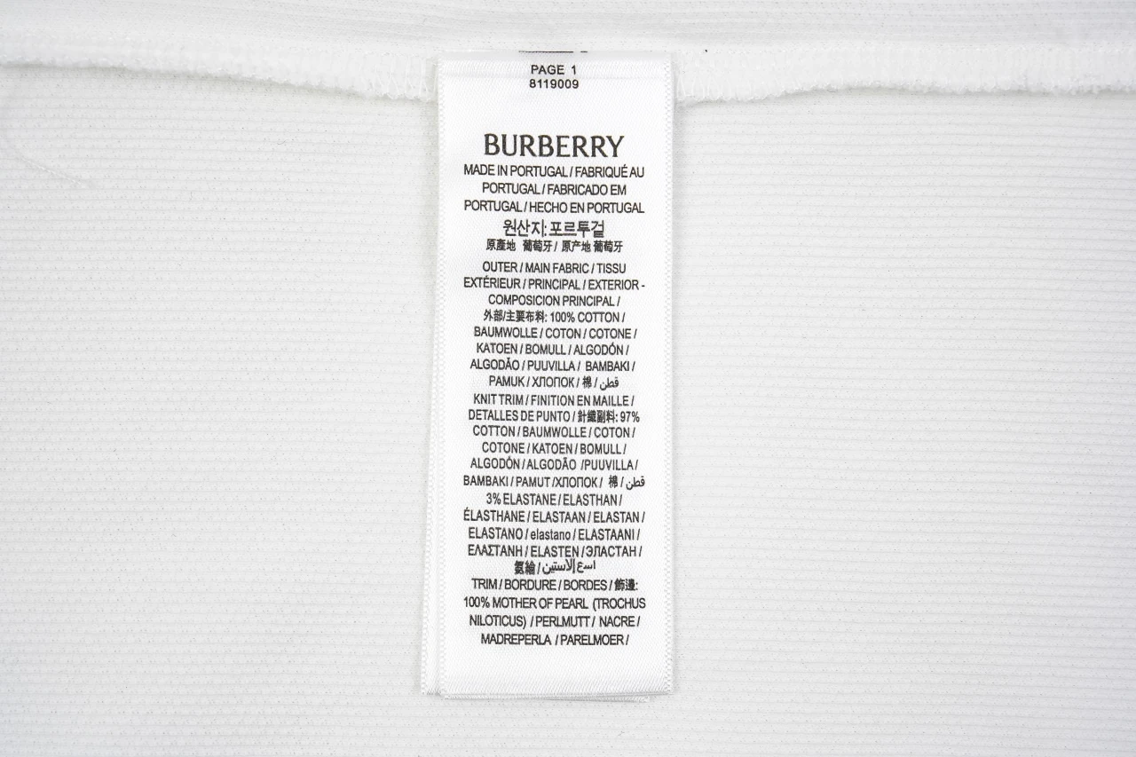 Burberry White Equestrian Knight Embroidered Polo Shirt product photo from LabelPicks