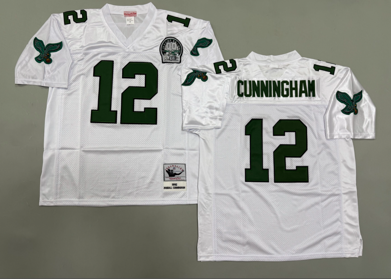Randall Cunningham Philadelphia Eagles Authentic Throwback Retired Player Jersey