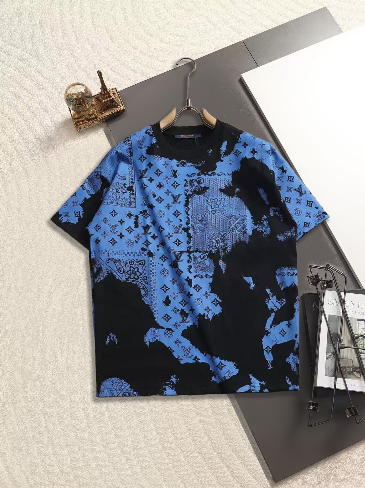 0527 Classic letter prints t-shirt