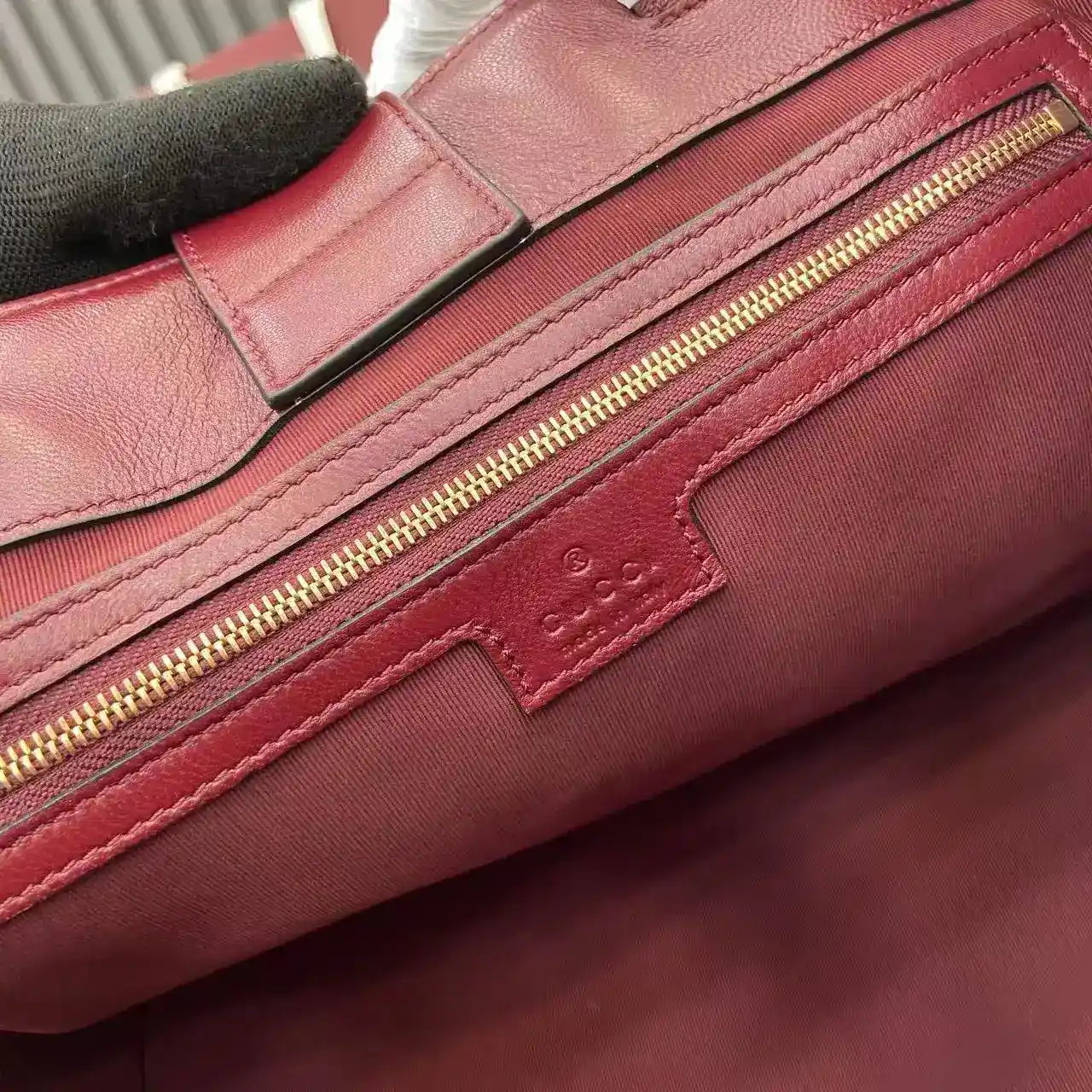 Gucci Marmont Red GG Supreme Canvas Tote Bag product photo from LabelPicks