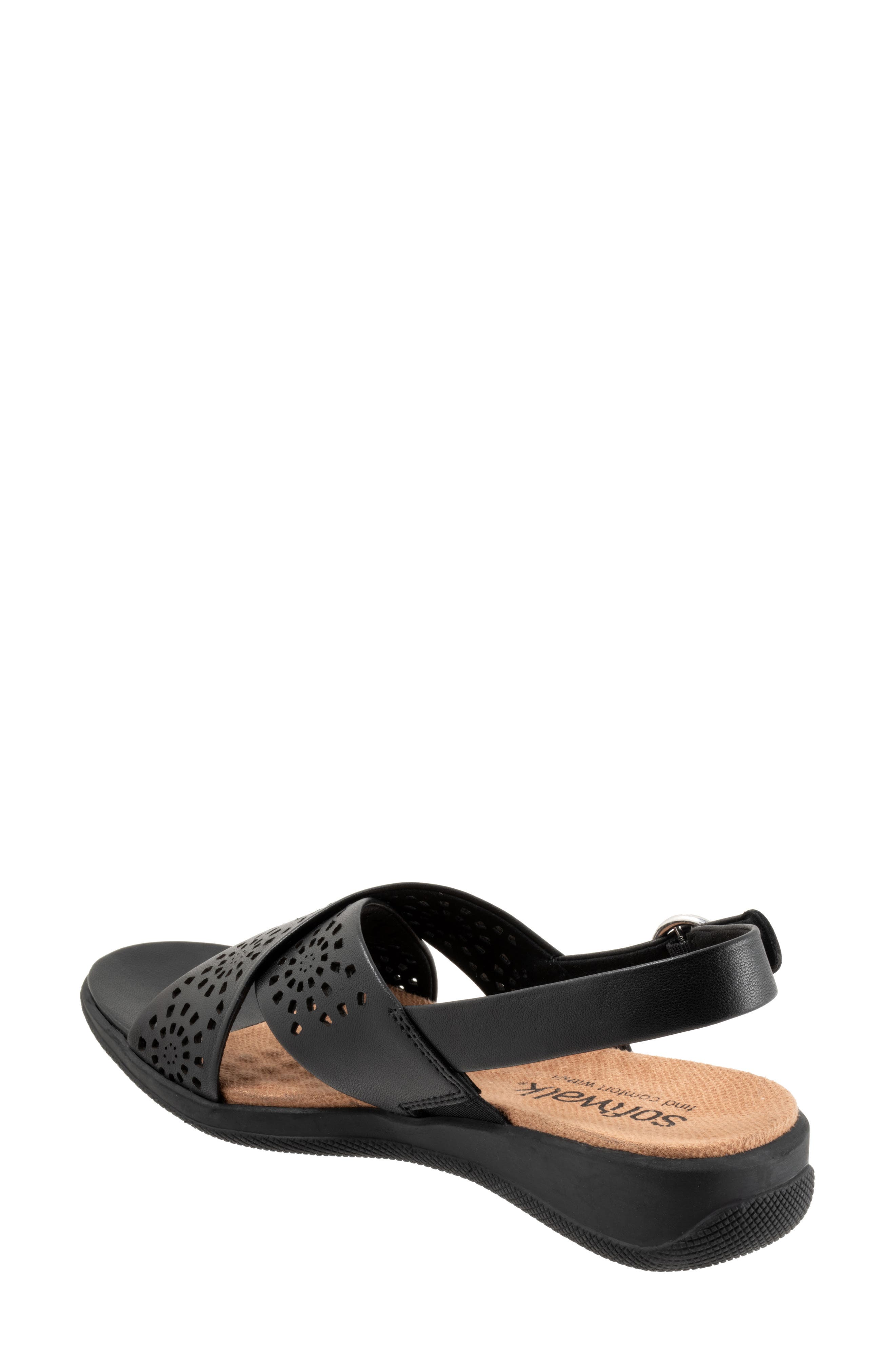 SoftWalk® Tillman Perforated Slingback Sandal