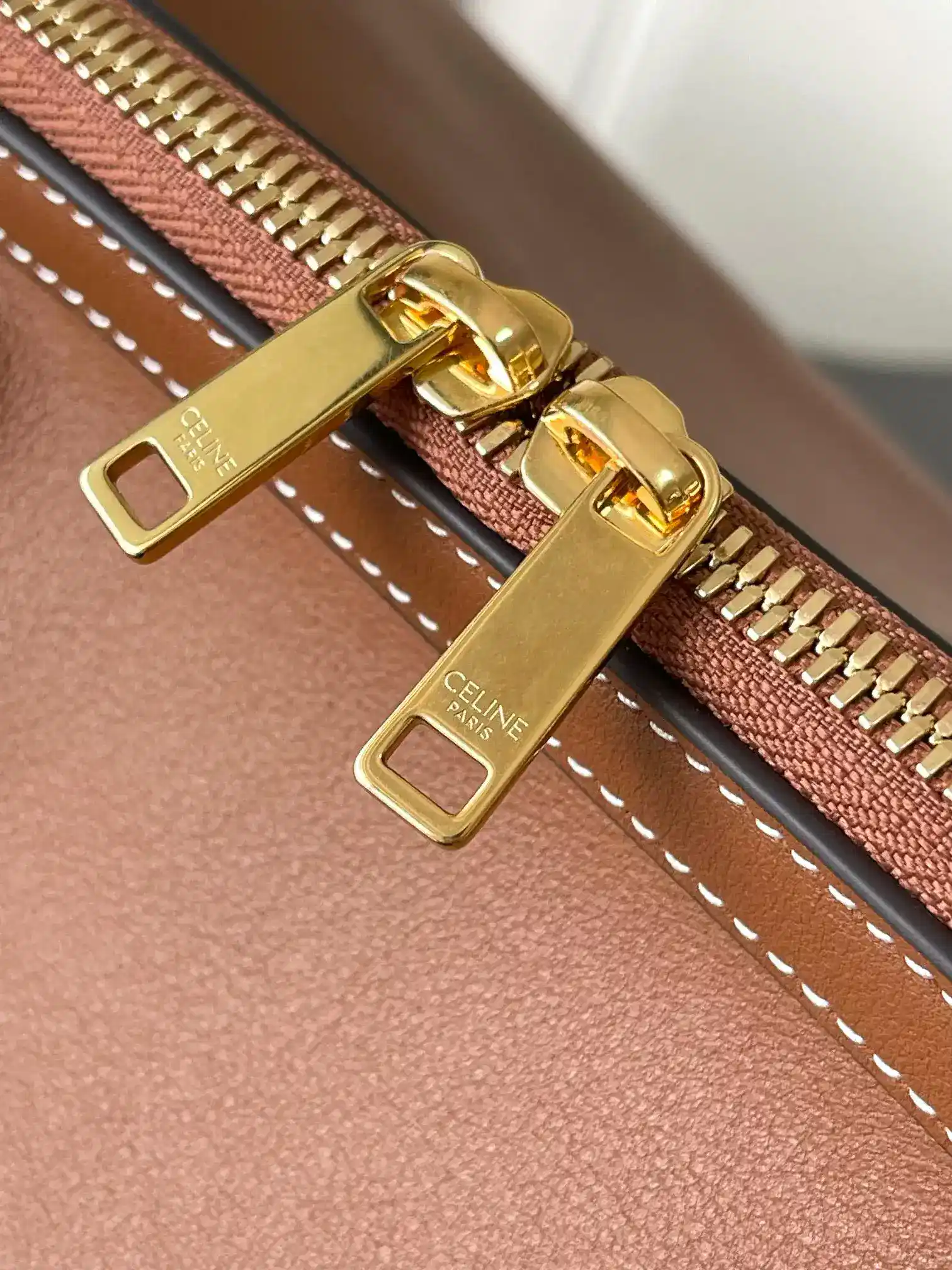 Celine Brown Calfskin Top Handle Bag product photo from LabelPicks