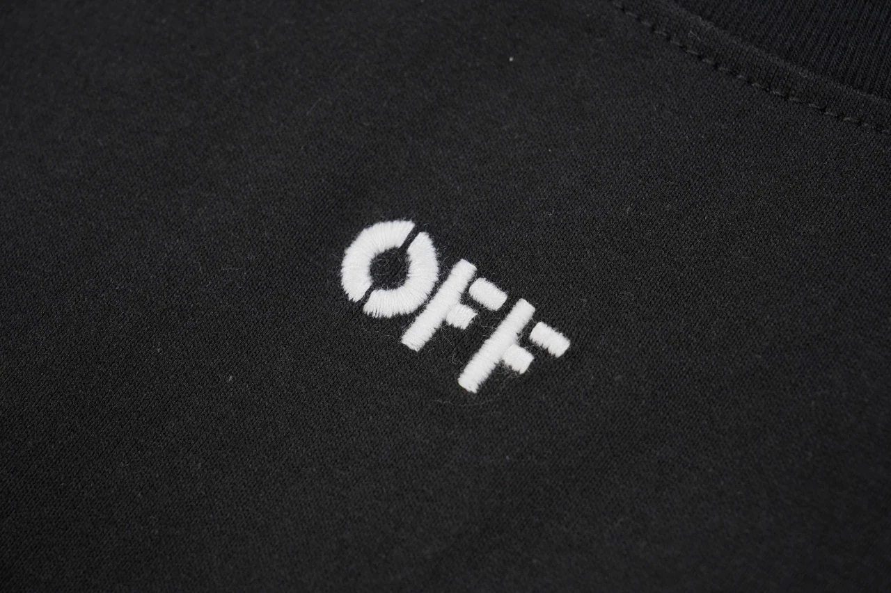 Off-White Black Tonal Arrow Embroidered T-Shirt product photo from LabelPicks