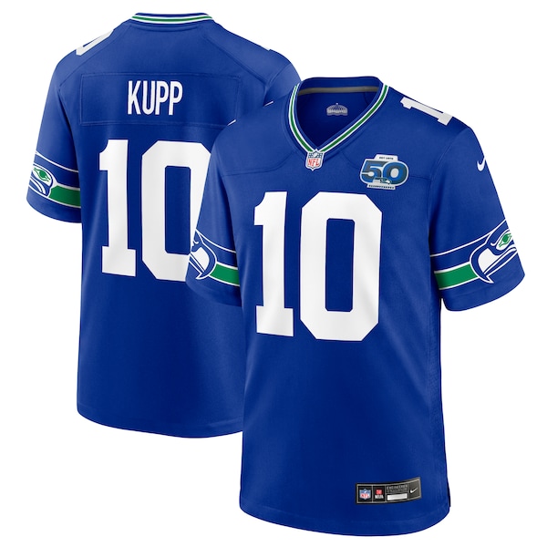 Cooper Kupp Seattle Seahawks Nike Alternate 50th Season Game Jersey - Royal/College Navy/White