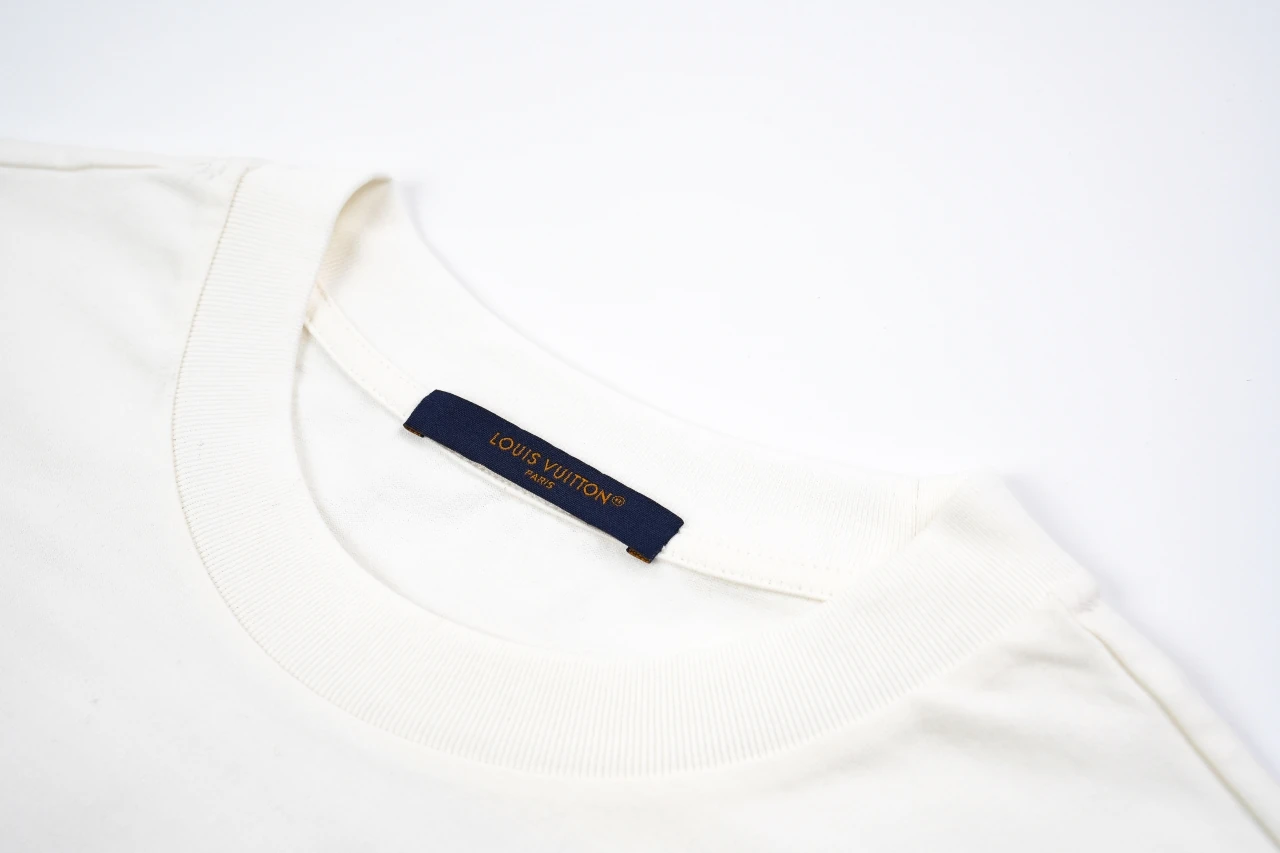Louis Vuitton White Snakes Ladders Damier Number Print T-Shirt product photo from LabelPicks