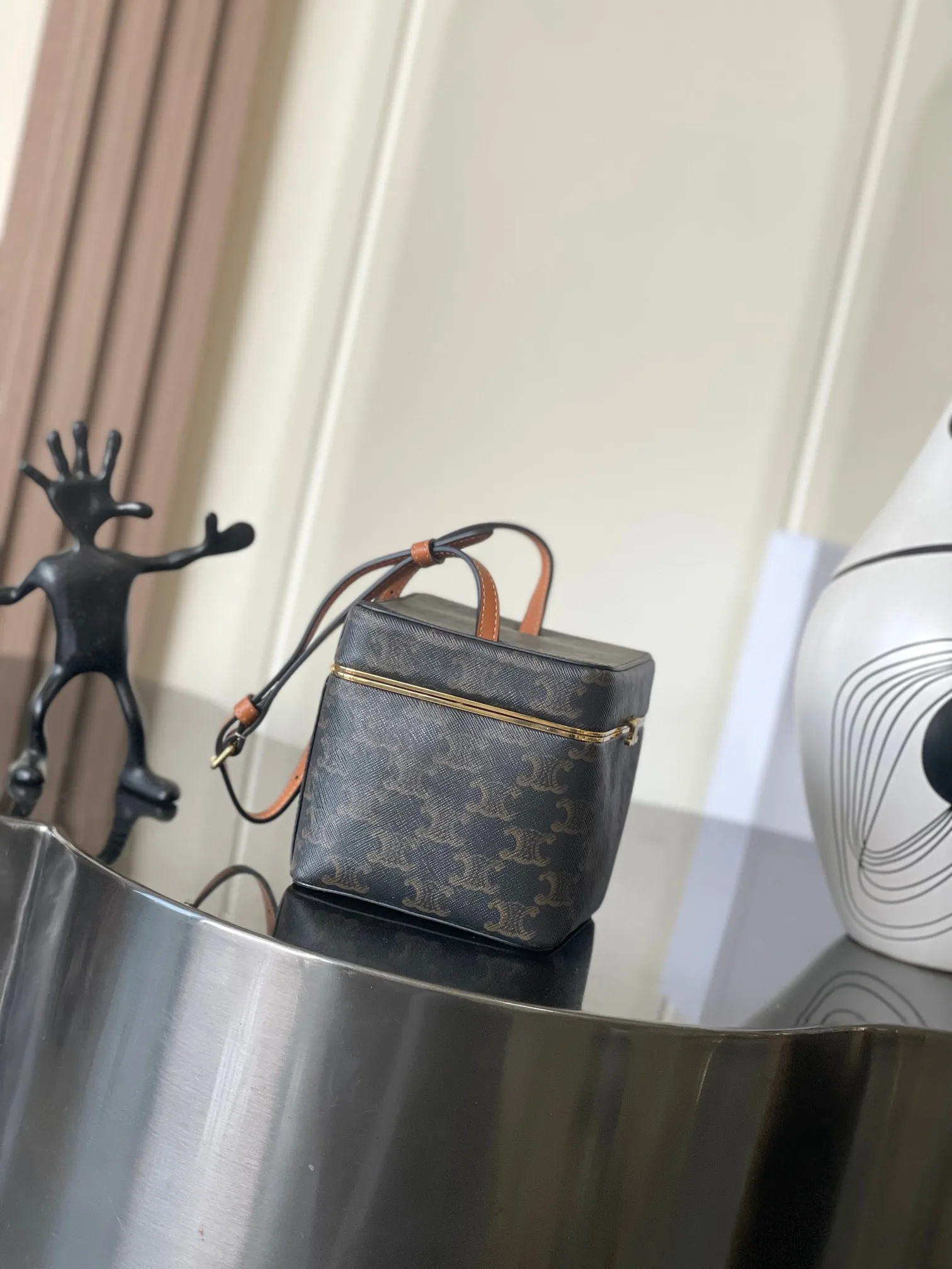 Celine Lambskin Box Top Handle Bag product photo from LabelPicks