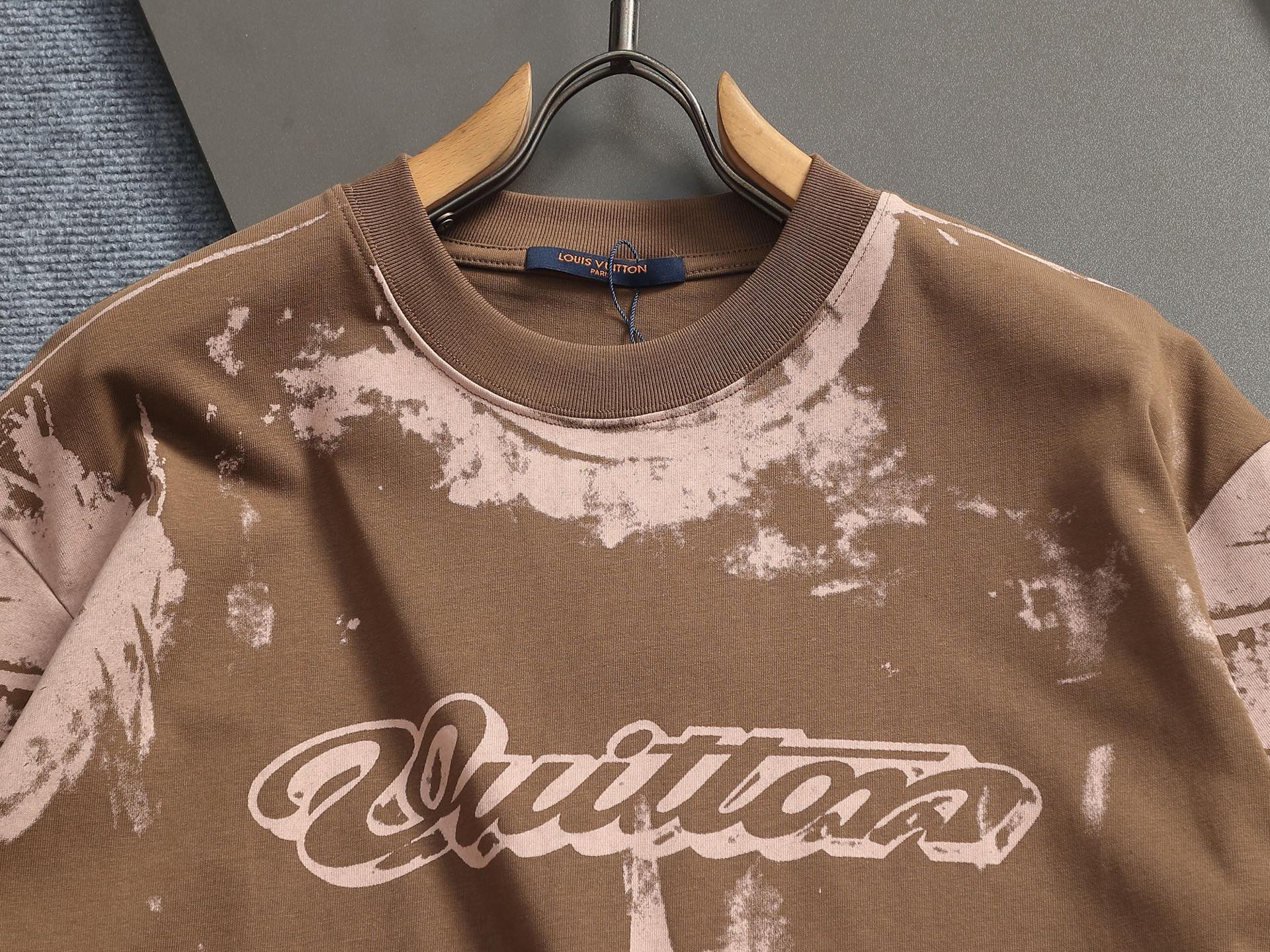 0527 Classic letter prints t-shirt