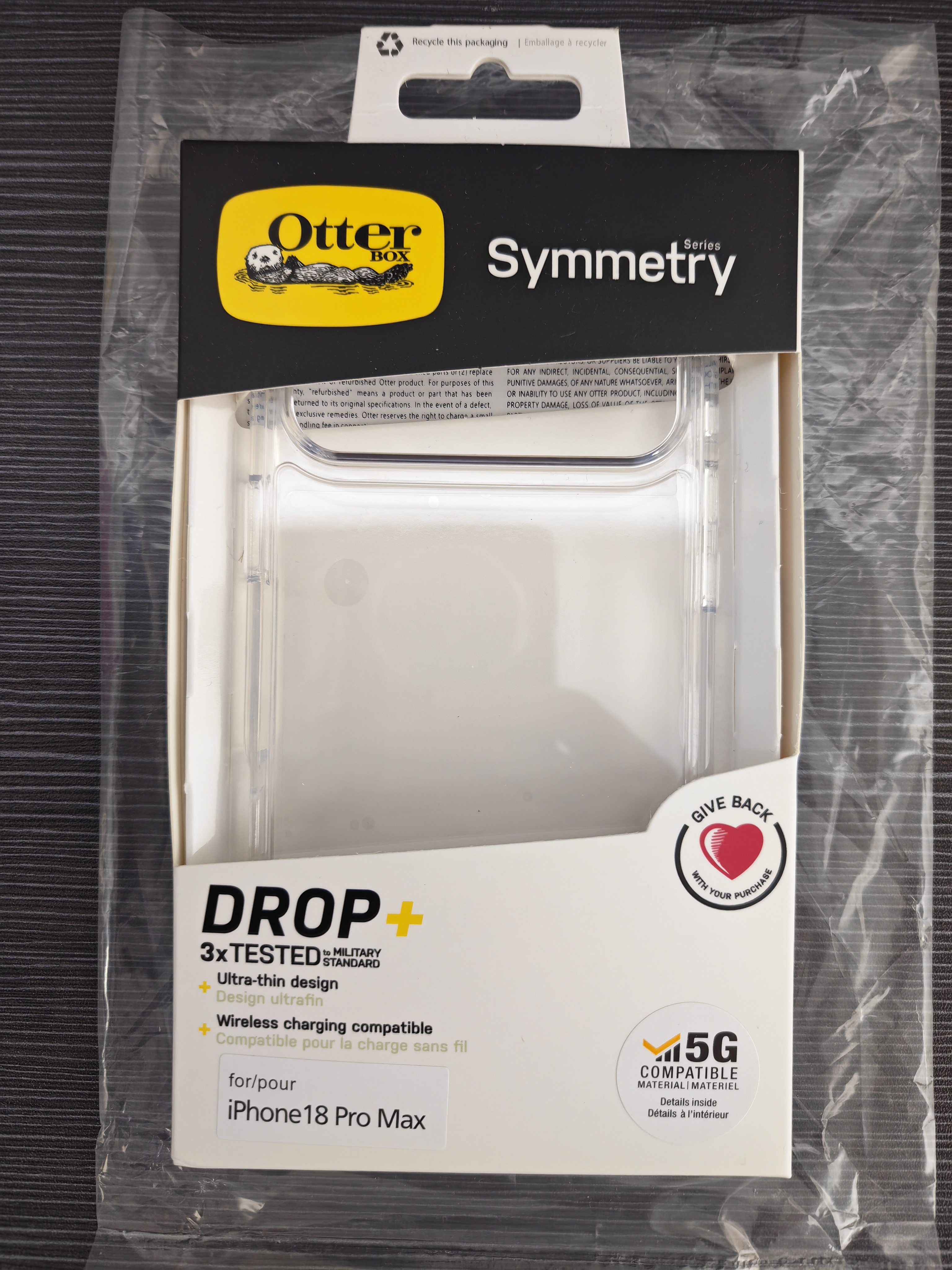 iPhone 18 Pro Max / 18Pro Max Clear otterbox Symmetry Case (0923) - GreshamTech