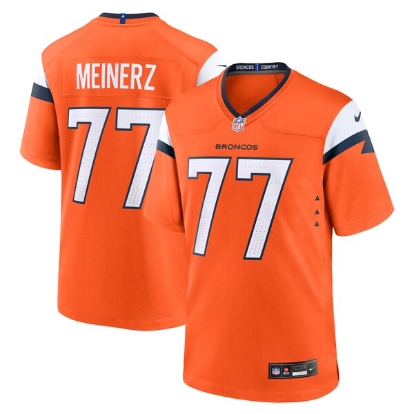 Quinn Meinerz Denver Broncos Nike Team Game Jersey -  Orange