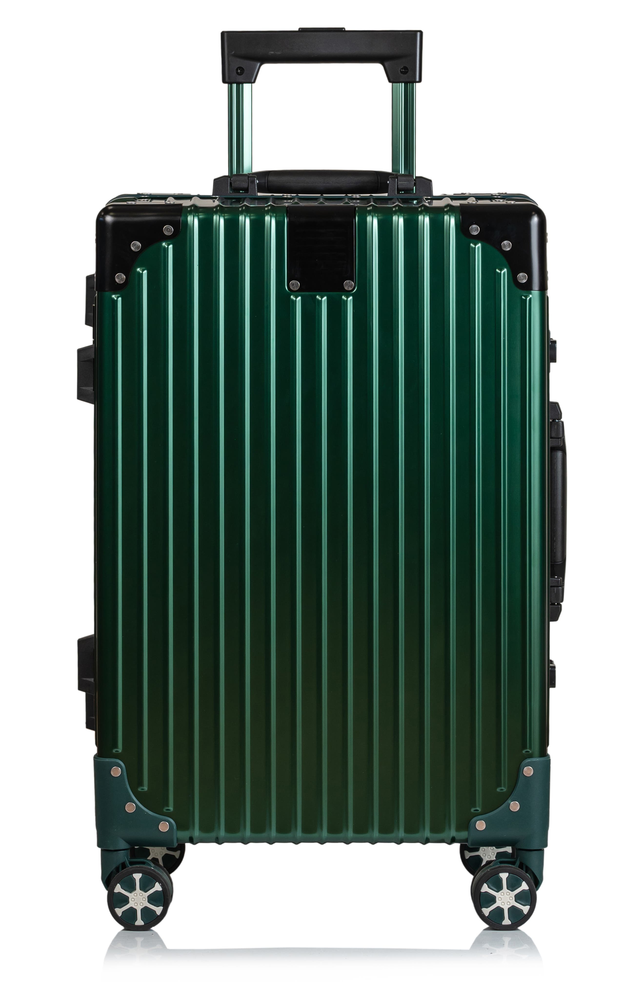CHAMPS Aluminum Hardside Spinner Suitcase Carry-On