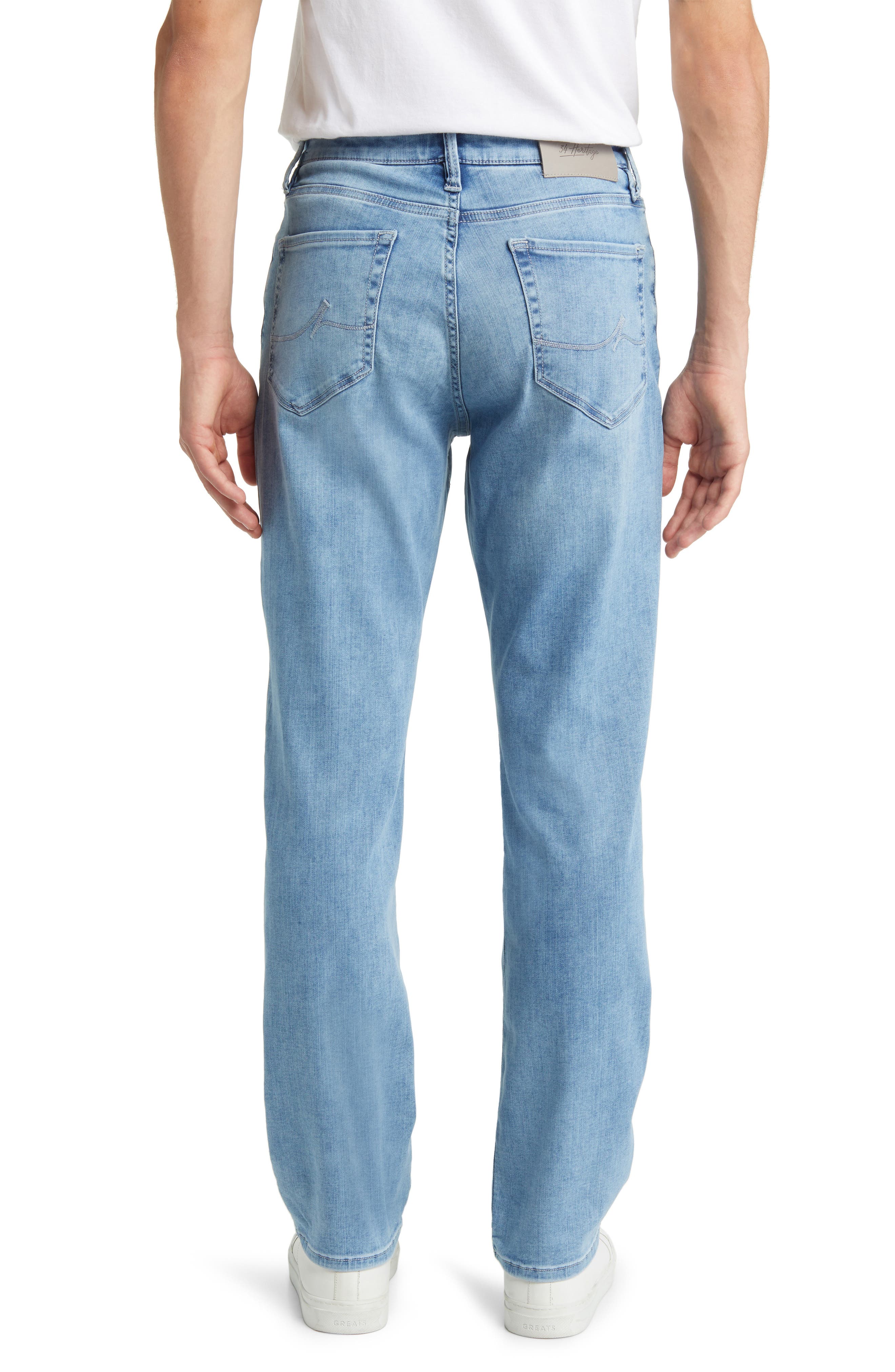 34 Heritage Courage Straight Leg Jeans