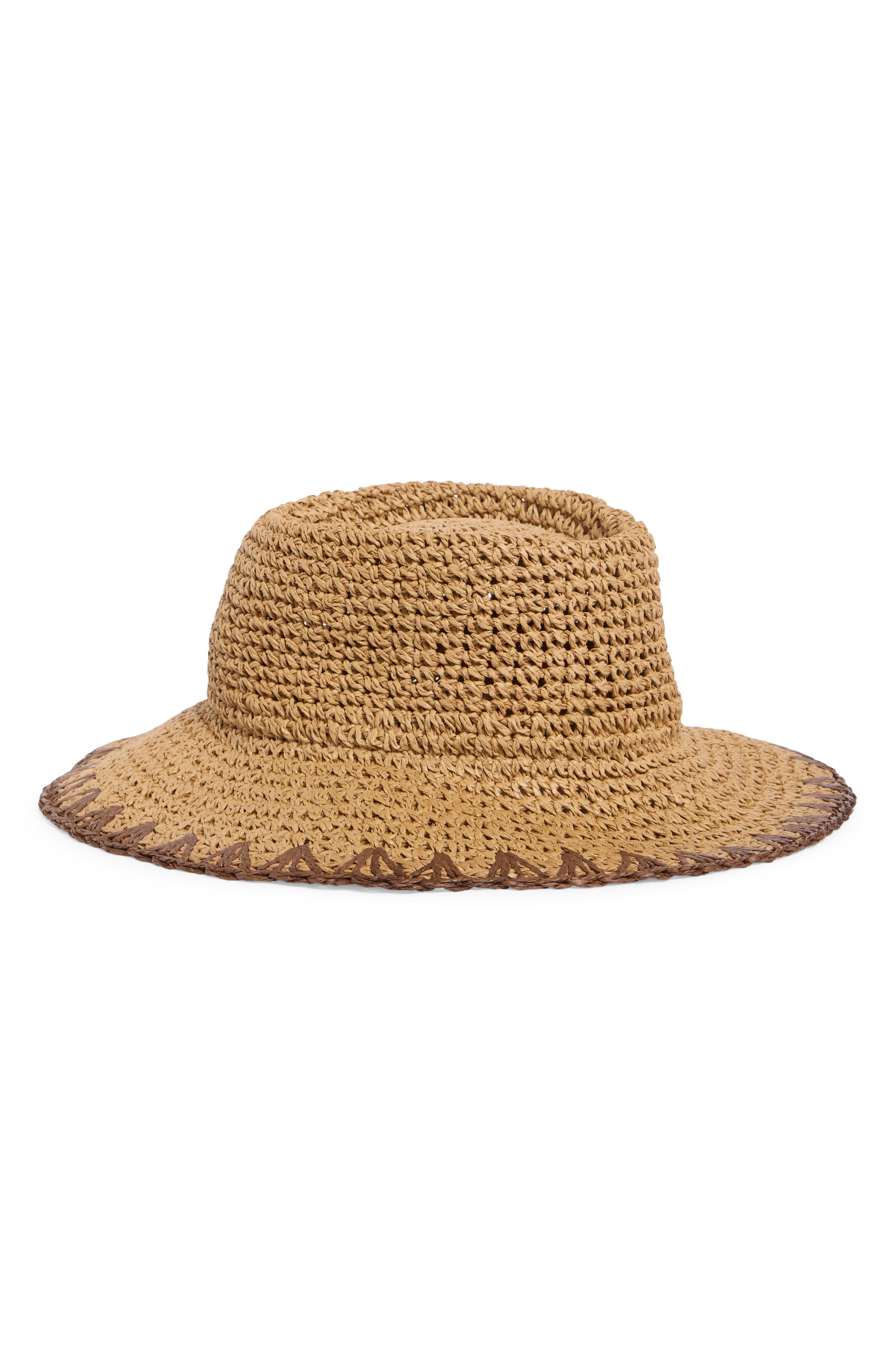 Vince Camuto Telescope Whipstitch Sun Hat