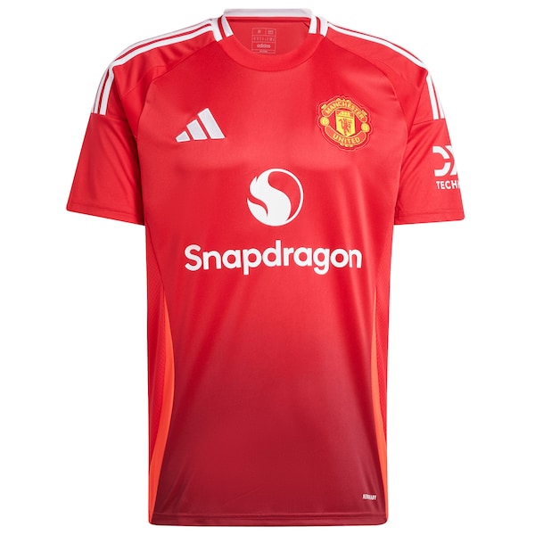 Manchester United adidas 2024/25 Home Replica Jersey - Red