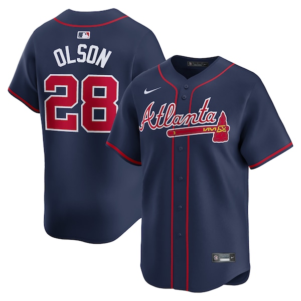 Matt Olson Atlanta Braves Nike Alternate Limited Player Jersey – Navy