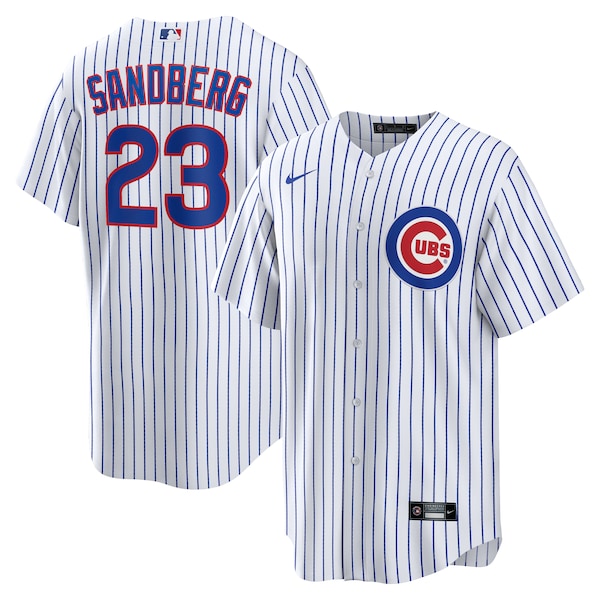 Ryne Sandberg Chicago Cubs Nike Home Retired Player Replica Jersey - White