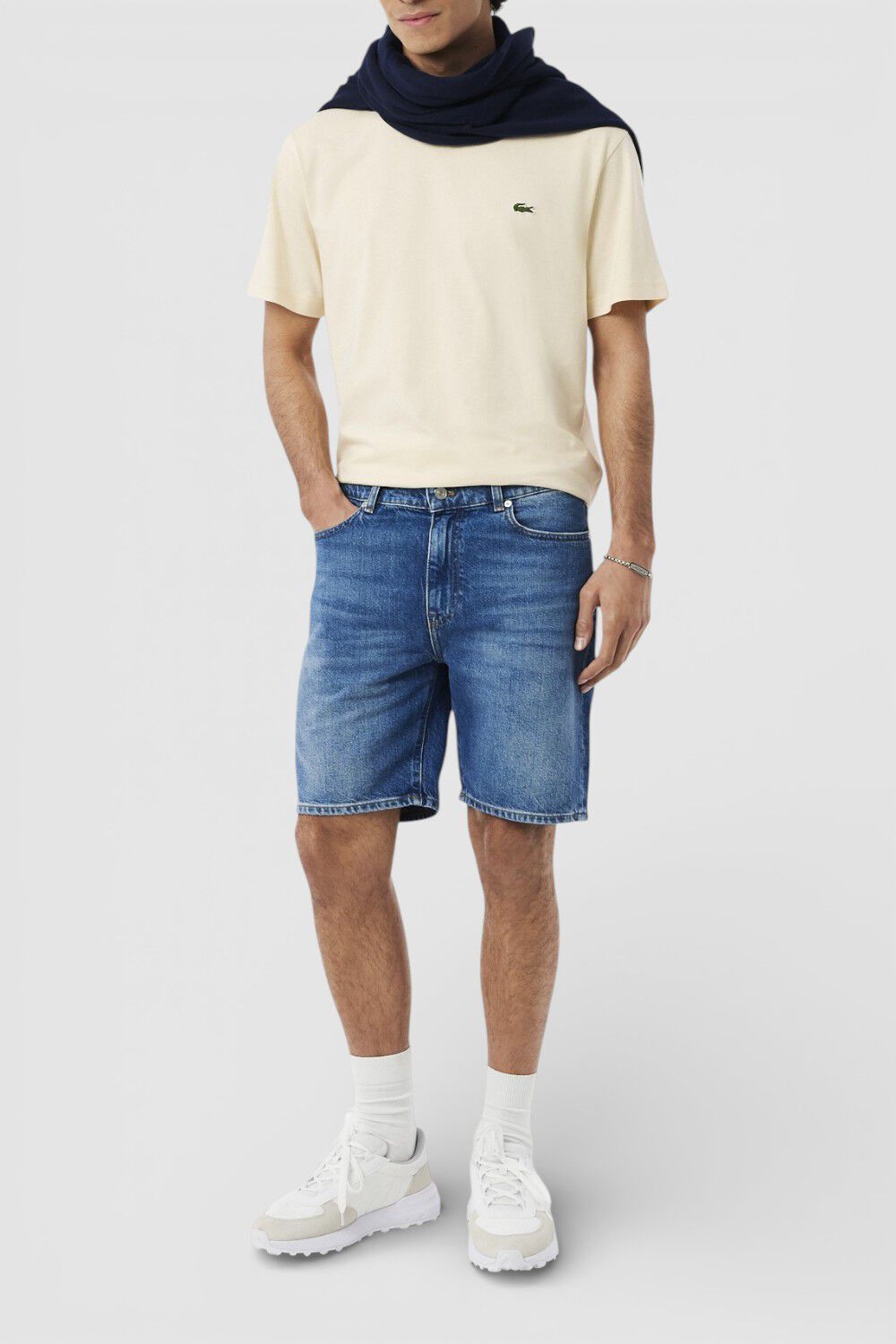 LACOSTE חולצת טי בגזרה ישרה